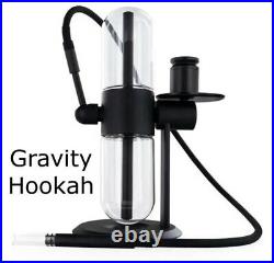 360 Rotating Glass Gravity Infuser Bong Water Pipe Hookah Dual Smoking Cookies