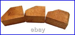 3 Briar Burl Pipe Making Wood Blocks Briar Ebauchon R Type Smoking Pipa Lumber