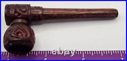 3 Rosewood Hand Smoking Pipe with Flower- MSRP $5.99 Case of 100 for Reselling
