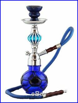 3 X Footbal Hookah Pipe Deal, Hookah Flavour X 3, Charcoal X 3, Mouth Tips X 12