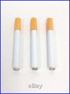 3 x 3 Cigarette Pipe One Hitter Tobacco Smoking dugout Metal Pipe US Seller