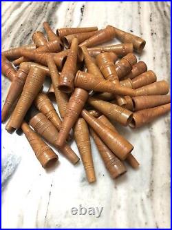 40 PC 2.5+ Handmade Clay Chilam Chillam Chillum Smoking Pipe Terracotta Glazed