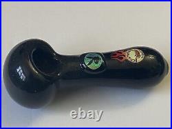 4 Chameleon Glass Co. Playboy Glass Hand Pipe Smoking Bowl Hookah Bong Rare