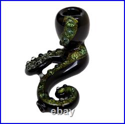 4 Glass Smoking Tobacco Hand pipe Unique Collectible Handmade USA