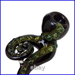 4 Glass Smoking Tobacco Hand pipe Unique Collectible Handmade USA