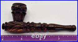 4 Rosewood Hand Smoking Pipe with Carb MSRP $7.99 Case of 100 for Reselling