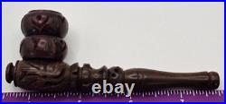 4 Rosewood Hand Smoking Pipe with Carb MSRP $7.99 Case of 100 for Reselling