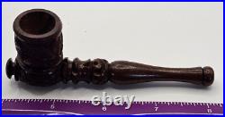 4 Rosewood Hand Smoking Pipe with Carb MSRP $7.99 Case of 100 for Reselling