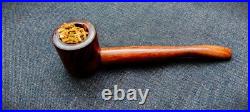 50 Pcs In Pack 6 New Smoking / Tobacco Wooden Italian Style Pipe Collectible