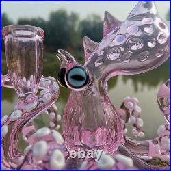 55Octopus Glass WATER PIPE COLLECTIBLE TOBACCO GLASS SMOKING BOWL GIFT