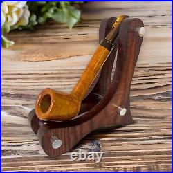 5.7' Freehand artisan Briar smoking tobacco ukrainian wooden smooth finish pipe