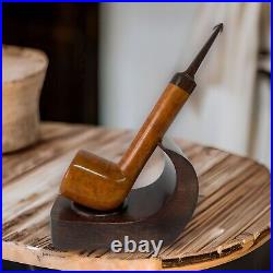 5.7' Freehand artisan Briar smoking tobacco ukrainian wooden smooth finish pipe