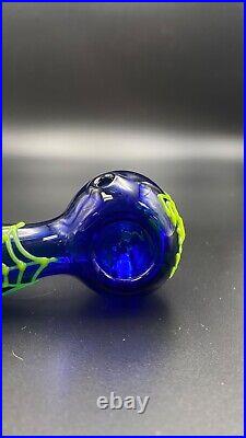 5 Glass Hand Pipe Glow In The Dark Smoking Tobacco Multi Color Pipe