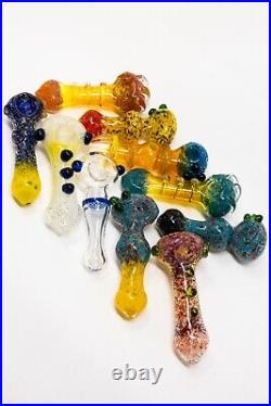5 Premium TOBACCO Smoking Hand Pipes Bundle 10pcs Wholesale Assorted