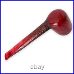 6.3' Briar smoking tobacco artisan freehand rusticated RED style KAFpipe? 710