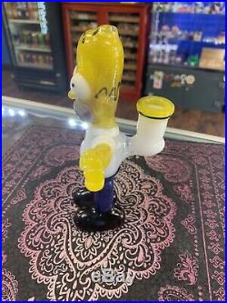 6.5 Homer Simpson Rig TOBACCO Smoking Glass Pipe Bowl Glass Hand Pipes Heady