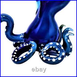 6 Navy Kraken Octopus Water Pipe Collectible Tobacco Glass Smoking Herb Bowl