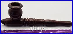 6 Rosewood Hand Smoking Pipe with Carb MSRP $9.99 Case of 50 for Reselling