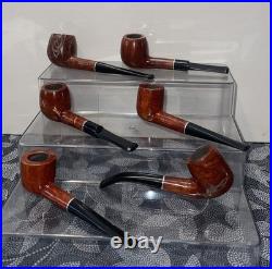 6 Vintage NOS Park Royal Imported Briar Wood Tobacco Unsmoked Pipes WOW LQQK