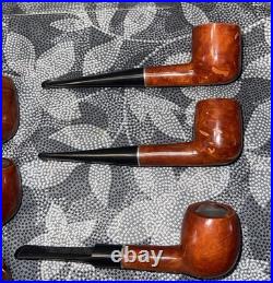 6 Vintage NOS Park Royal Imported Briar Wood Tobacco Unsmoked Pipes WOW LQQK