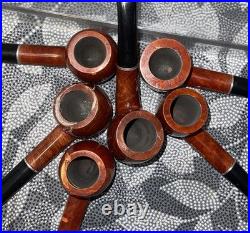 6 Vintage NOS Park Royal Imported Briar Wood Tobacco Unsmoked Pipes WOW LQQK