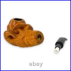 7.5' Freehand handcarved CLAWS apple bowl smoking tobacco VIP ukrainian KAF pipe