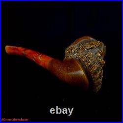 AGovem Unsmoked Santa Clause Block Meerschaum Smoking Tobacco Pipe, AGM-1546