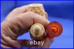 A Turkish Made Eagle Claw Meerschaum Smoking Pipe New in it's Original Case