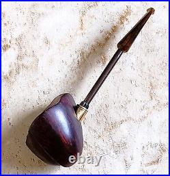 Acorn Freehand with Shield Tobacco Pipe. (Hand Carved)