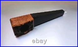 Aged Briar & 5,000 Year Old Bog Oak Magnetic Smoking Pipe