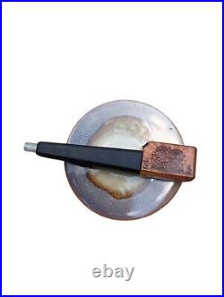 Aged Briar & 5,000 Year Old Bog Oak Magnetic Smoking Pipe