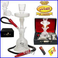 Al fakher Glass 1 Hose Smoking Pipe Animal Hookah Shisha Nargila With Briefcase