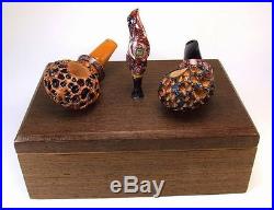 Alex Brishuta Zap Zap Briar Smoking Tobacco 2 Pipe Set with tamper and box. Wow