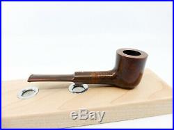 Alfred Dunhill Smooth Chestnut Pot Briar Tobacco Pipe NEW IN BOX