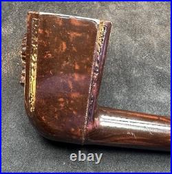 Antique 1860's George Washington Gutta-Percha Tobacco Pipe UNSMOKED