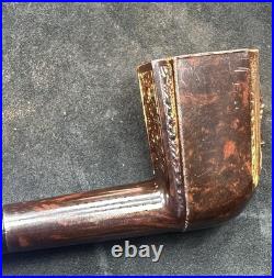 Antique 1860's George Washington Gutta-Percha Tobacco Pipe UNSMOKED