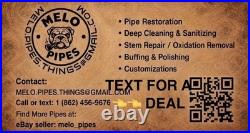 Antique 1860's George Washington Gutta-Percha Tobacco Pipe UNSMOKED