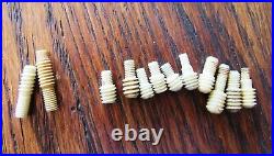 Antique Bone Tenons 64 pieces for Meerschaum and other tobacco pipes
