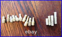 Antique Bone Tenons 64 pieces for Meerschaum and other tobacco pipes
