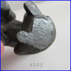 Antique Bulldog Pipe Smoking holder stand AMW Newark New Jersey bronze color