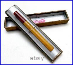 Antique Cigar Smoking Amber Mouthpiece Pipe withOriginal Box (CM1024)