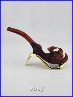 Antique FR rosenstill Germany smoking pipe Dragon Claw Habd Carved. W Orig. Case