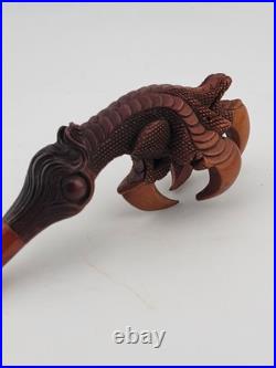 Antique FR rosenstill Germany smoking pipe Dragon Claw Habd Carved. W Orig. Case