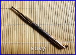 Antique Japanese Kiseru Smoking Pipe Samurai Tobacco Pipe Car Pattern