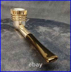 Aristocob WithNew Custom Meerschaum Liner Tobacco Pipe & Unsmoked Cob WithCase