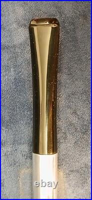 Aristocob WithNew Custom Meerschaum Liner Tobacco Pipe & Unsmoked Cob WithCase