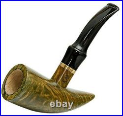Artisan Briar Pickaxe Tobacco Pipe Green Color Straight Stem Smoking Bowl KAF
