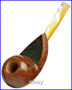 Artisan Briar Pipe Freehand Straight Stem Tobacco Smoking Bowl KAF Handmade