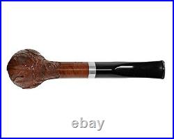 Artisan Briar Pipe Hand Carved Straight Apple Tobacco Smoking Bowl with Filter