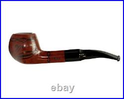 Artisan Briar Pipe Short Straight Apple Tobacco Smoking Bowl with 9mm Filter KAF